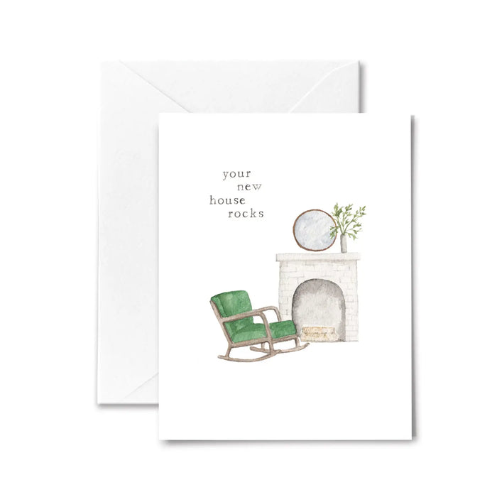 Your New House Rocks Card