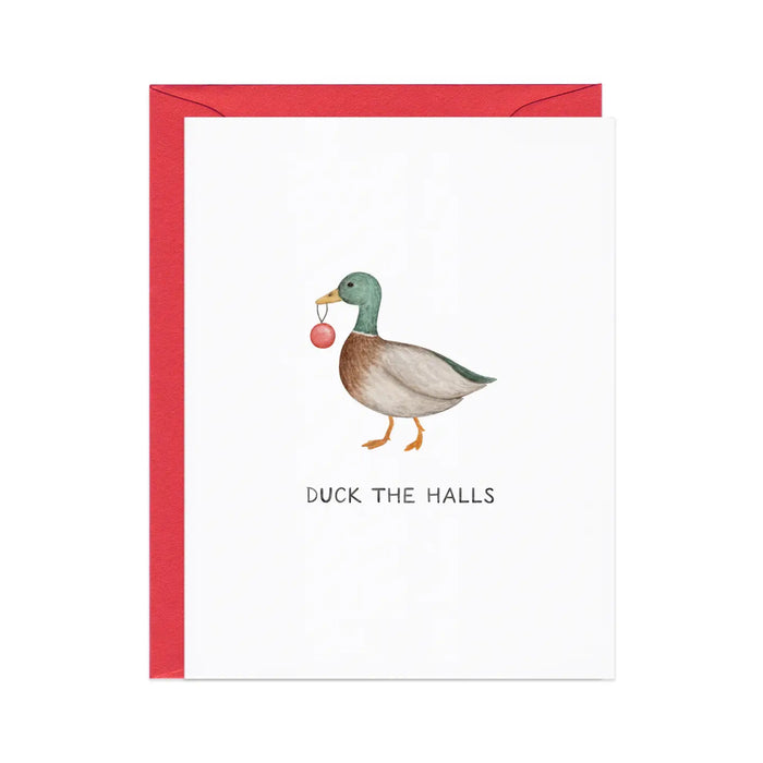 Duck the Halls Card