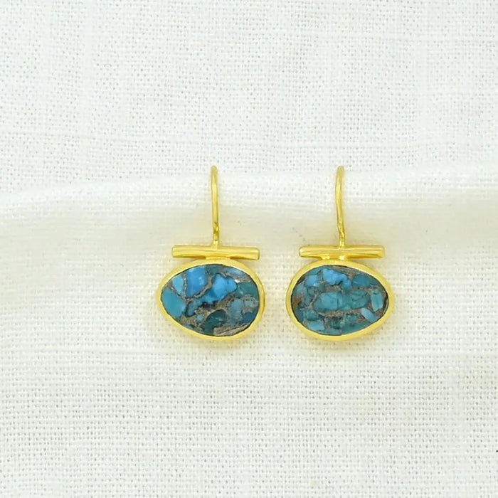 Despina Earrings - Assorted Stones