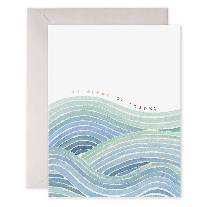 Ocean of Thanks Card