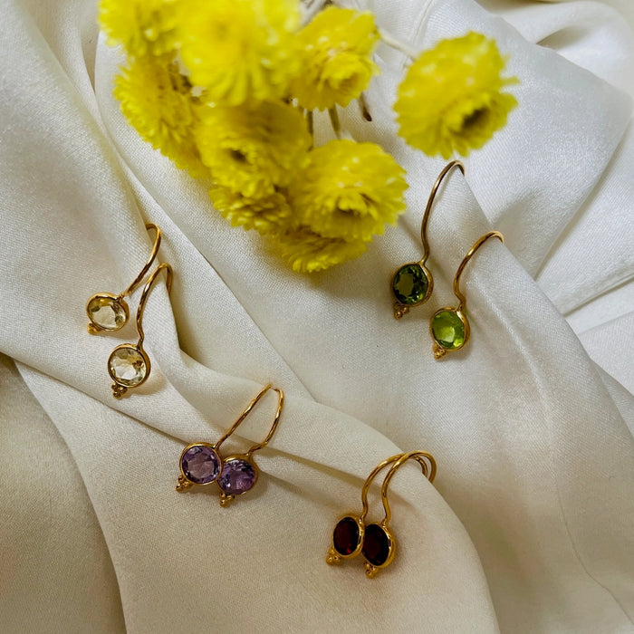 Mariette Earrings - Assorted Stones
