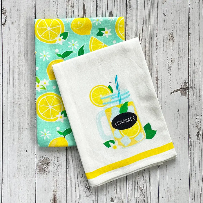 Lemonade Printed Kitchen Towel - Set of 2