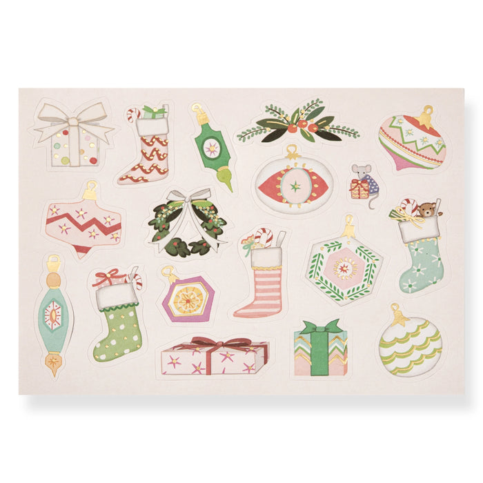 Merry Christmas by the Fireplace Card - Box of 6