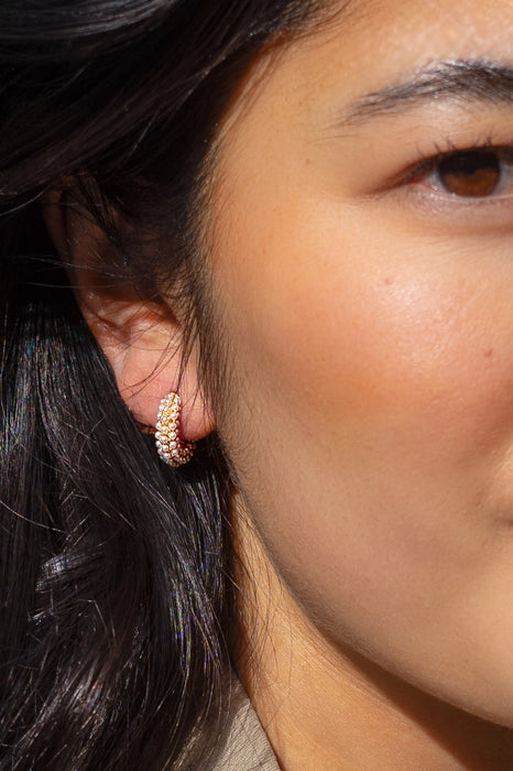 Pearl Mini Hoops