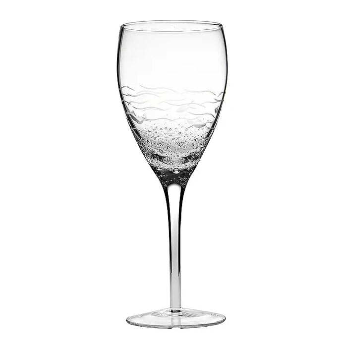 Fish & Bubbles Wine Glass