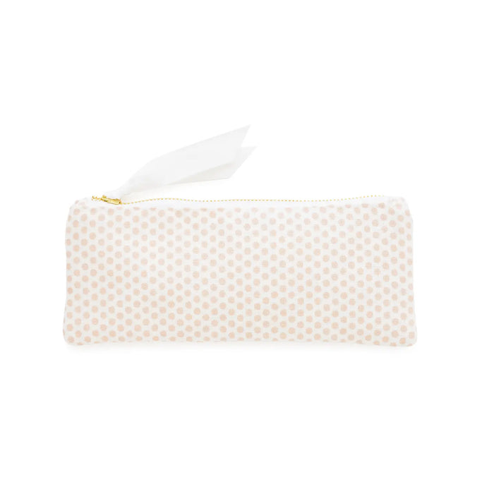 Pink Dot Pencil Pouch