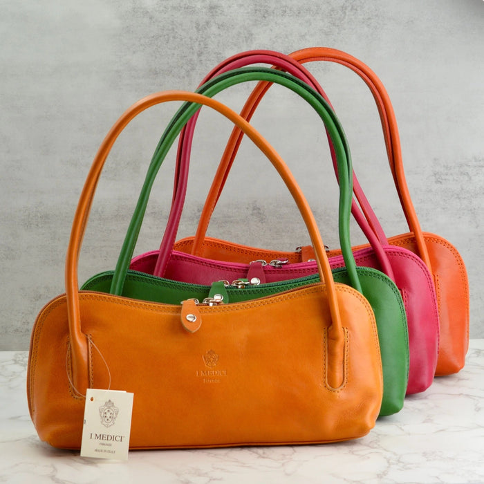 Carina Italian Leather Bag - Assorted Colors