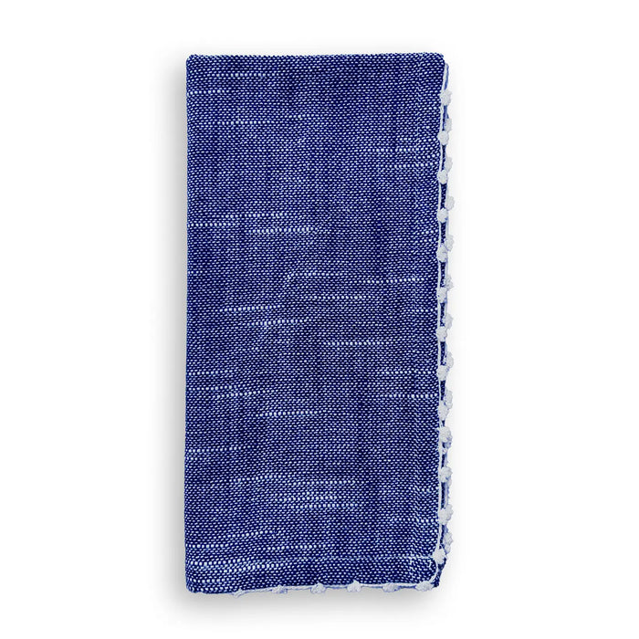 Cloth Napkins with Knotted Edge - Assorted Colors - Set of 4