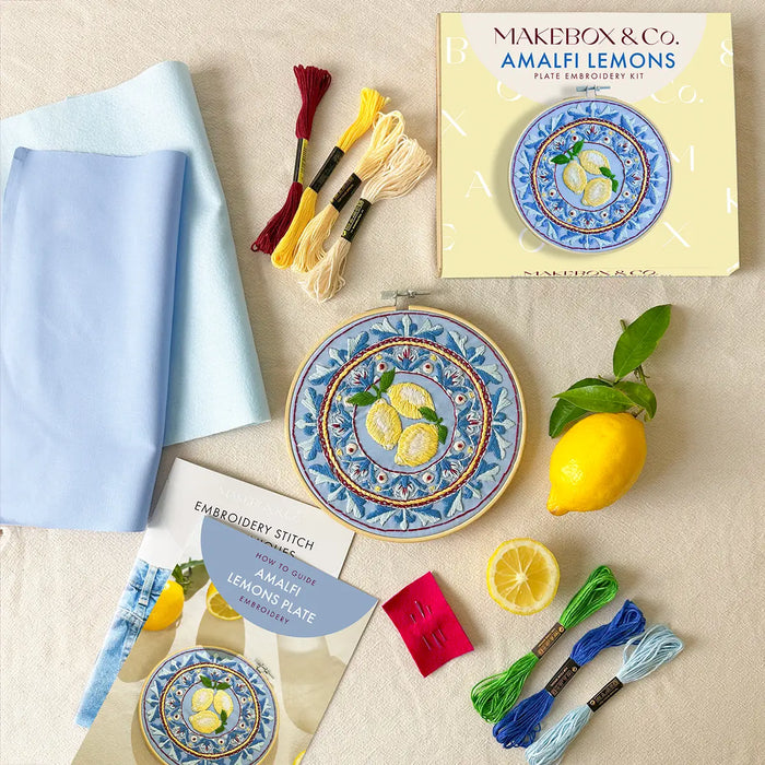 Amalfi Lemon Embroidery kit