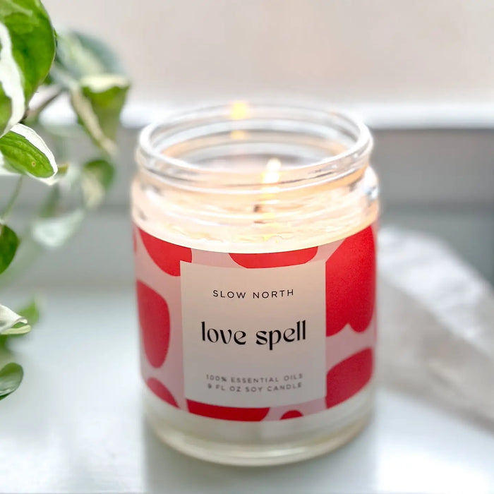 Love Spell - Rose Quartz Candle