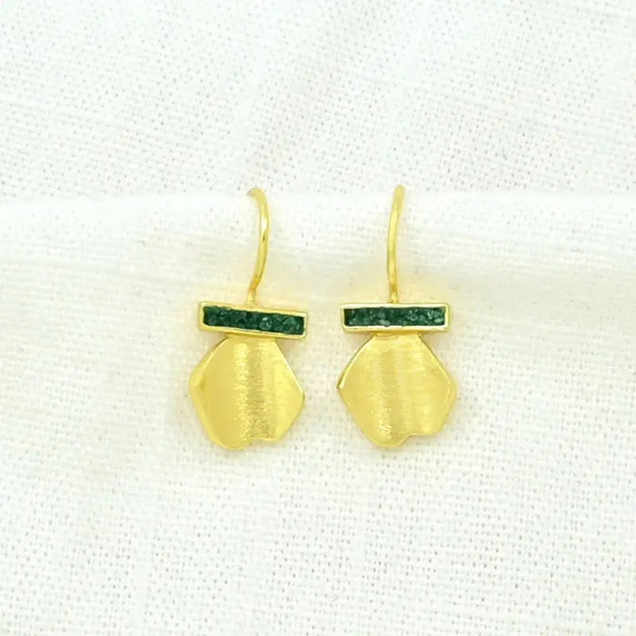 Gabi Earrings Emerald