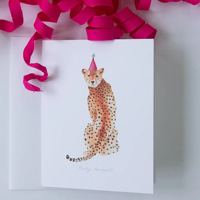 Cheetah Birthday Card