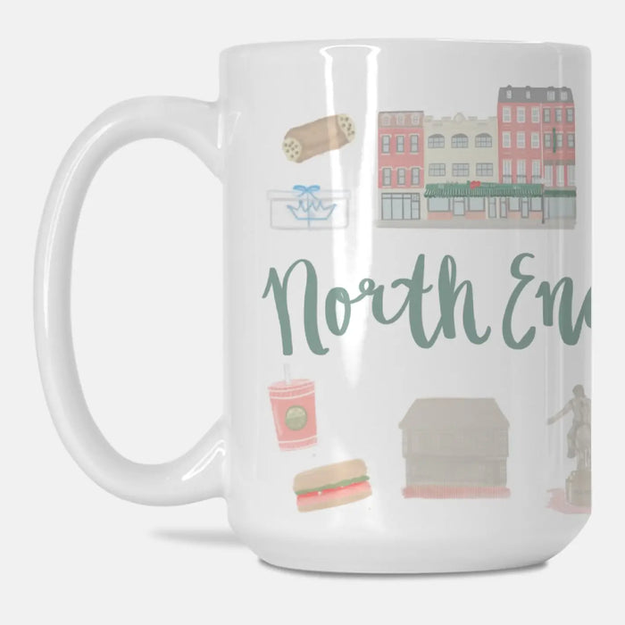North End Landmark Mug