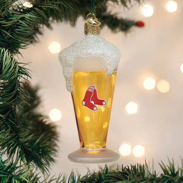 Red Sox Beer Ornament