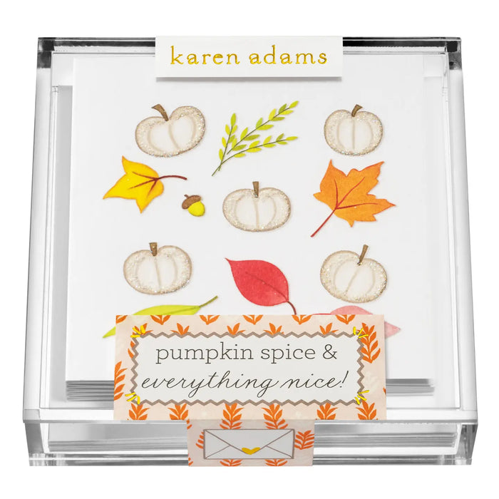 Pumpkin Spice Gift Enclosures