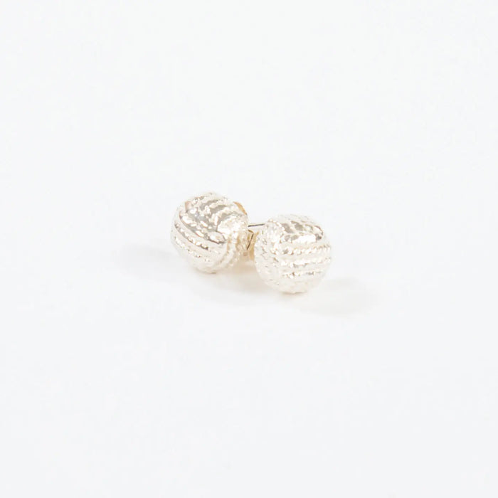 Monkey Fist Earrings - Sterling Silver