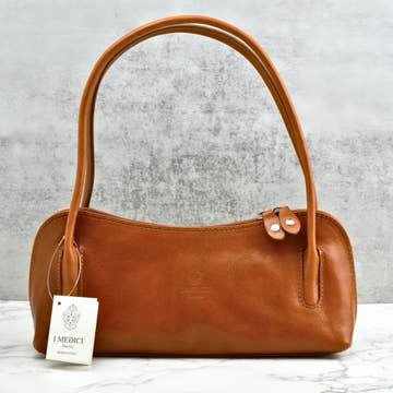 Carina Italian Leather Bag - Assorted Colors