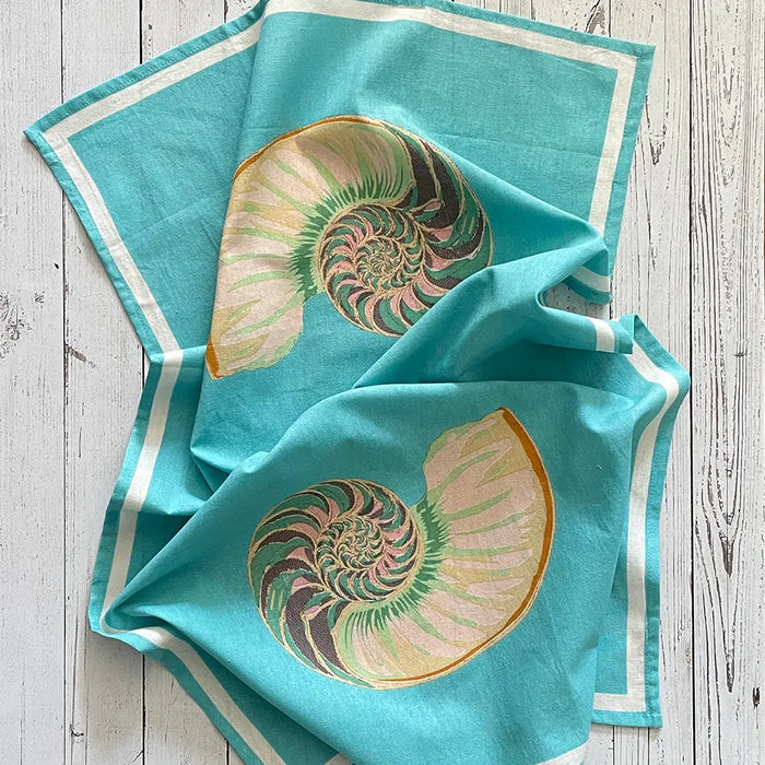 Nautilus Floursack Kitchen Towel - Set of 2