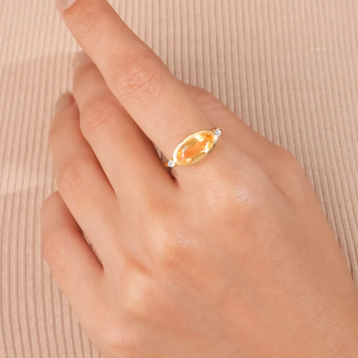 Citrine Elegance Ring