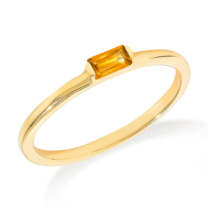 Madeira Citrine Ring