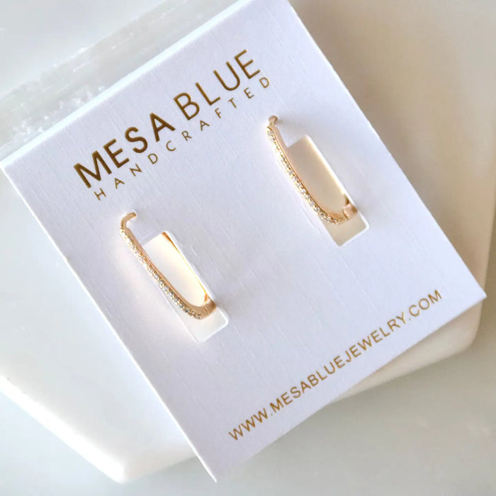 Oval Hoop Earrings