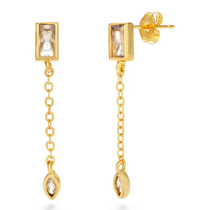 Cosmo Drop Stud Earrings