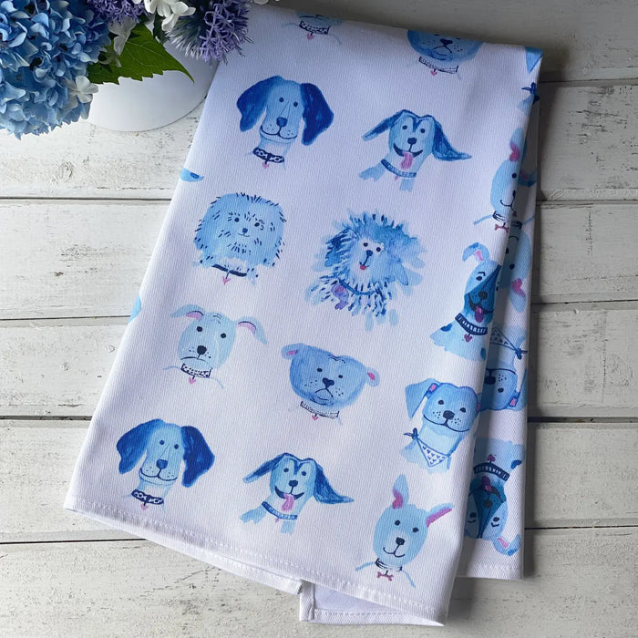 Yappy Dogs Tea Towel