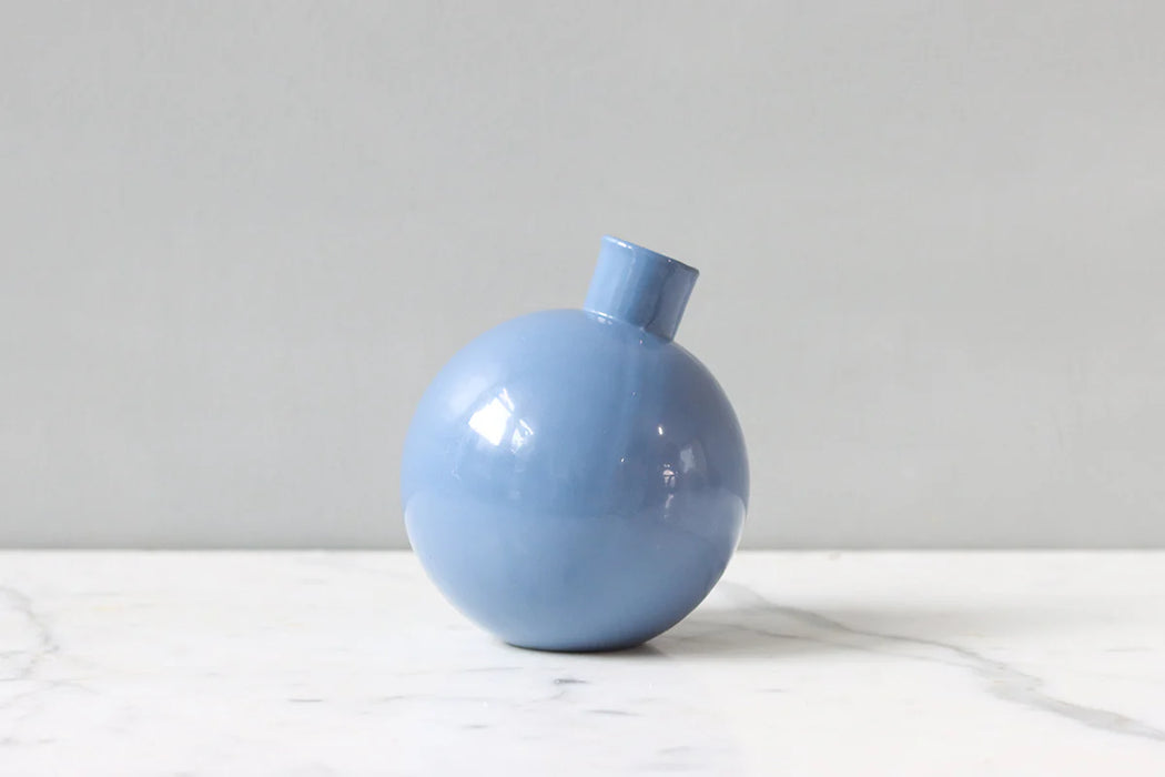 Sphere Bud Vase - Blue Denim