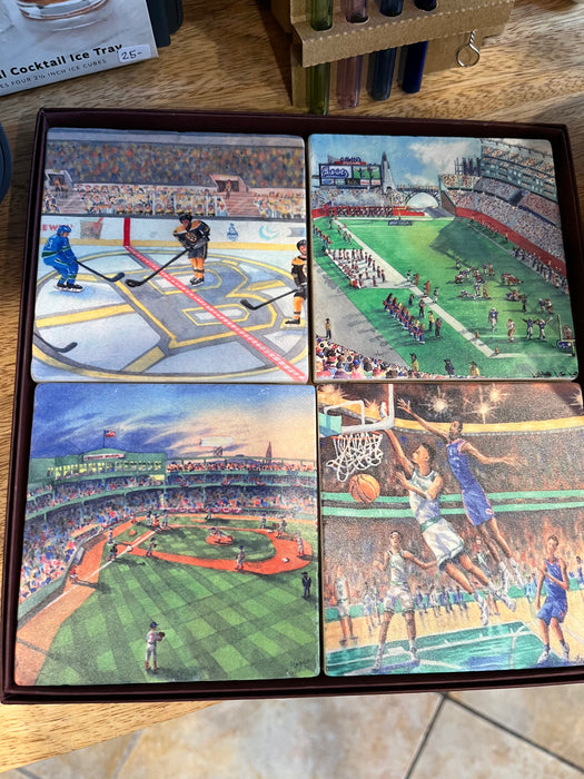 Boston Sports Coasters - Set of 4