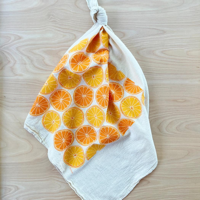 Oranges Dish Towel