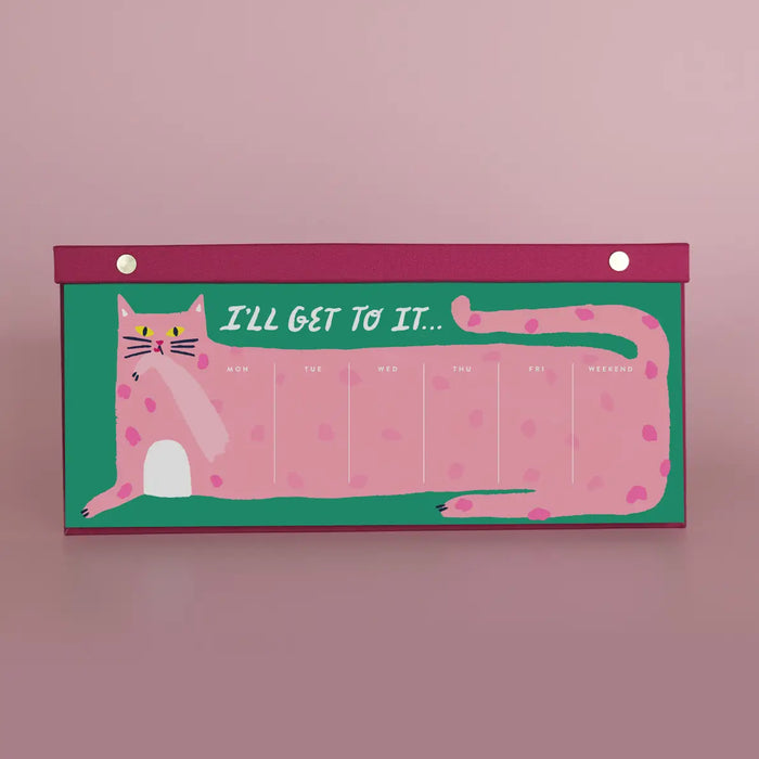 Weekly Planner | Pink Cat