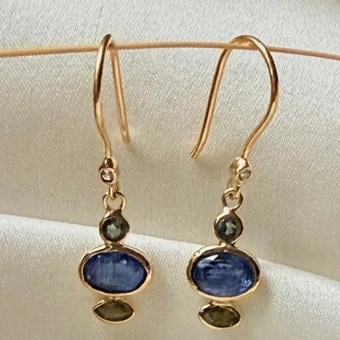 Blue Kyanite Earrings