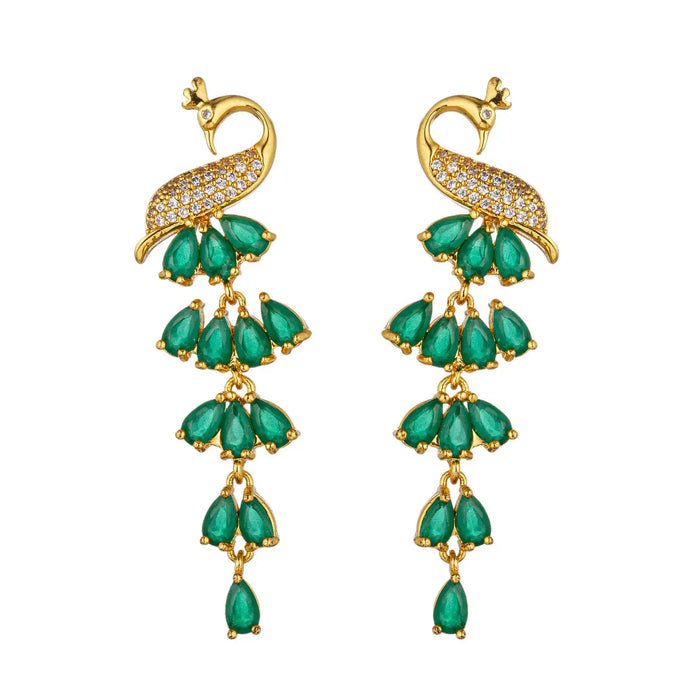 Peacock Earrings