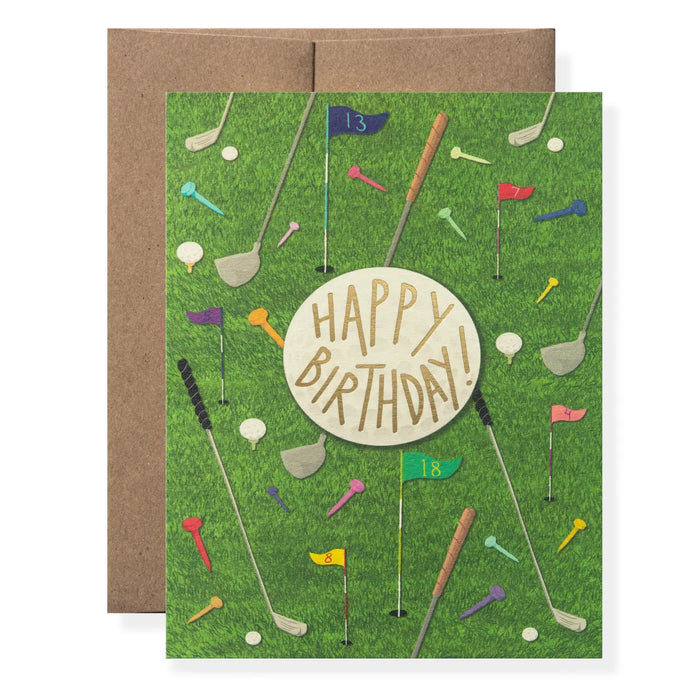 Happy Birthday Golf Card