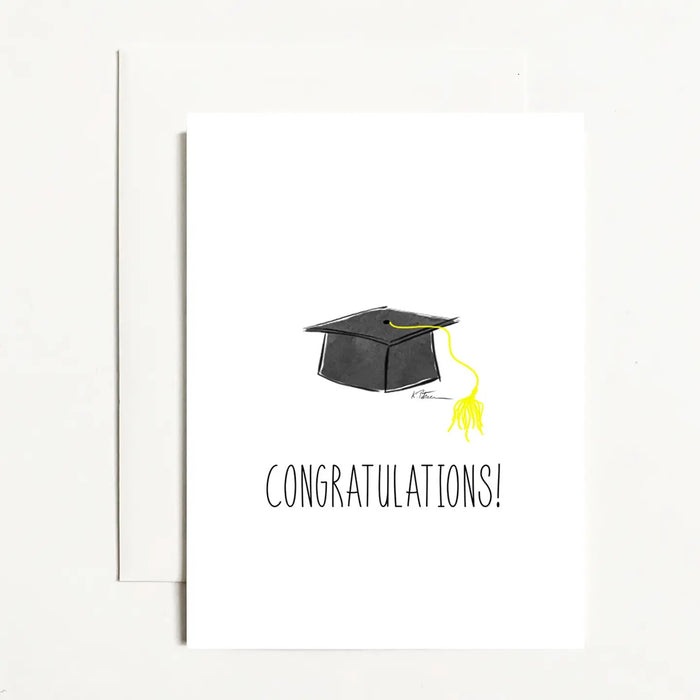 Congratulations! - Grad Hat Card