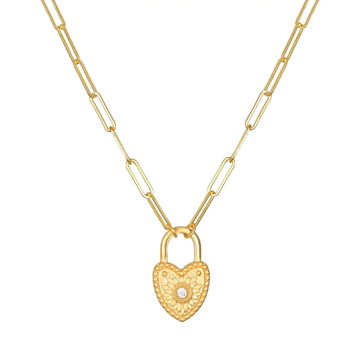 Heart Lock Necklace