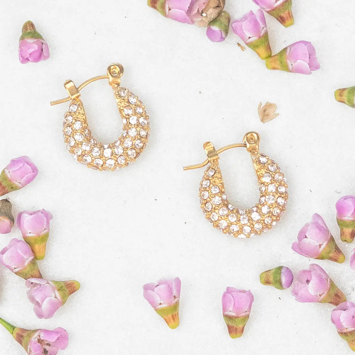 Shimmer Mini Hoops