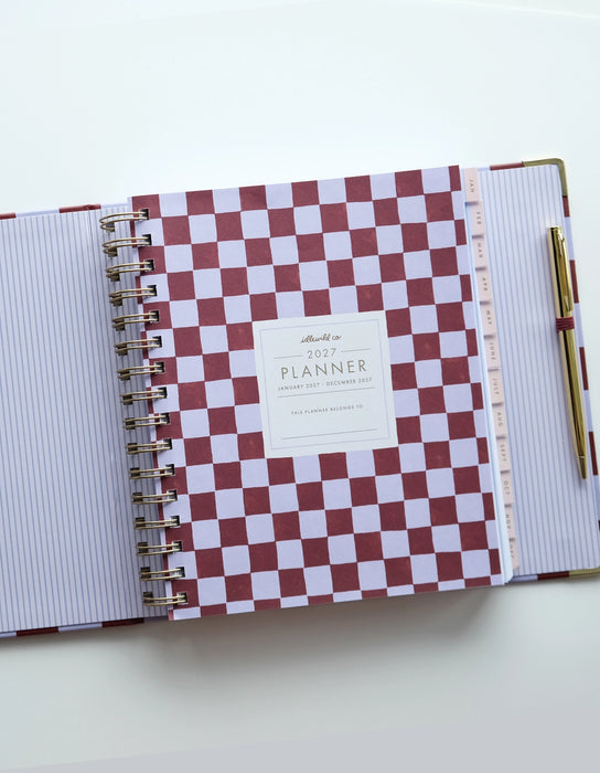 2027 Binder Planner | Periwinkle Checks