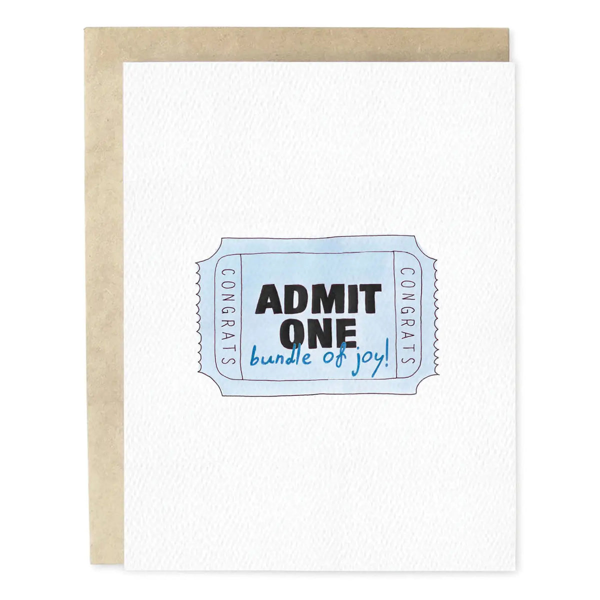 Admit One Blue Card– Loft & Vine