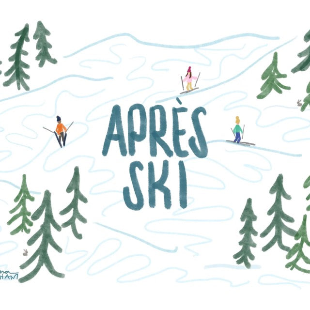 Apres Ski Tea Towel