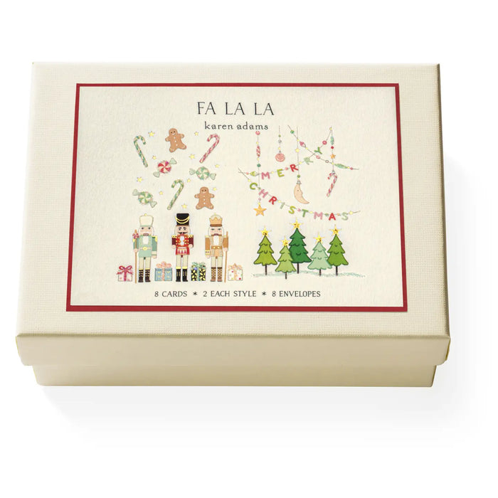 Fa La La Note Card Box