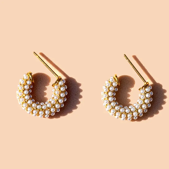 Pearl Mini Hoops