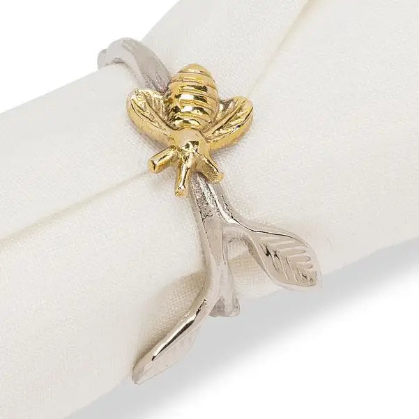 Bee On Branch Napkin Ring