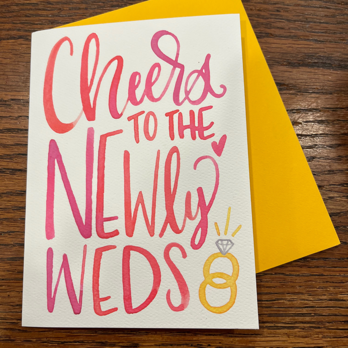 Cheers to The Newlyweds Card