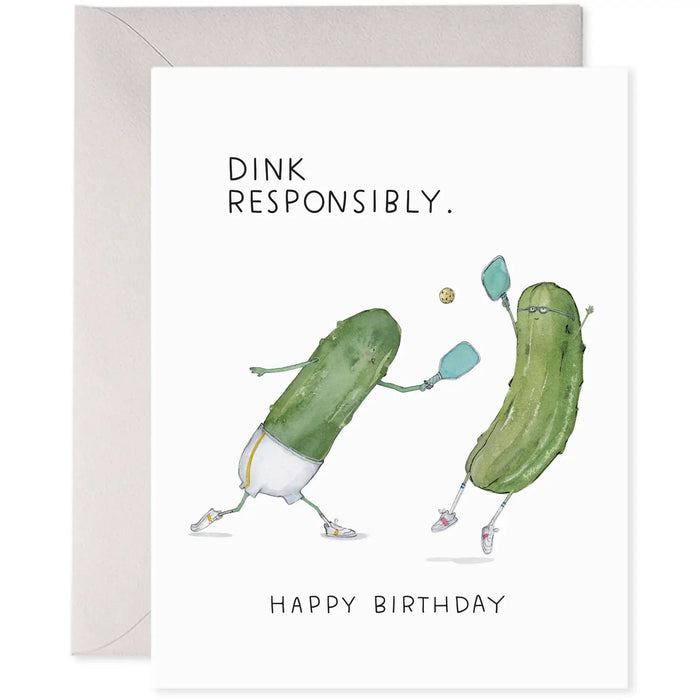 Dink Responsibly Card
