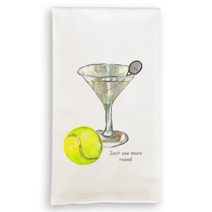 One More Round of Tennis Dishtowel