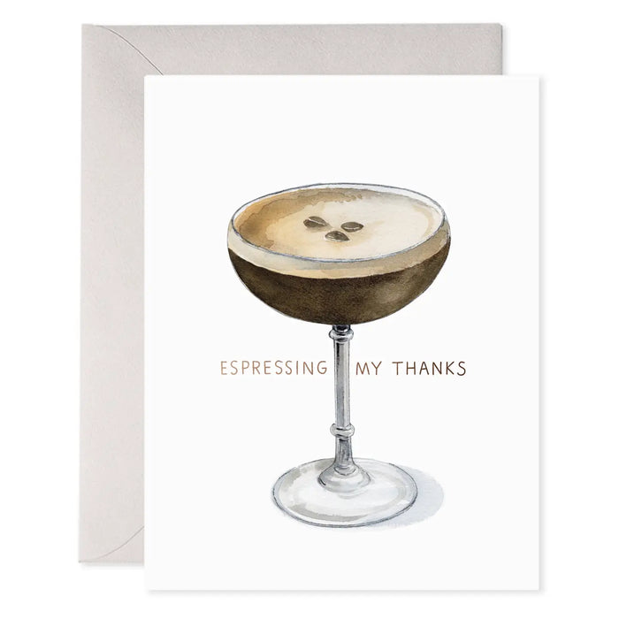 Espressing Thanks Card