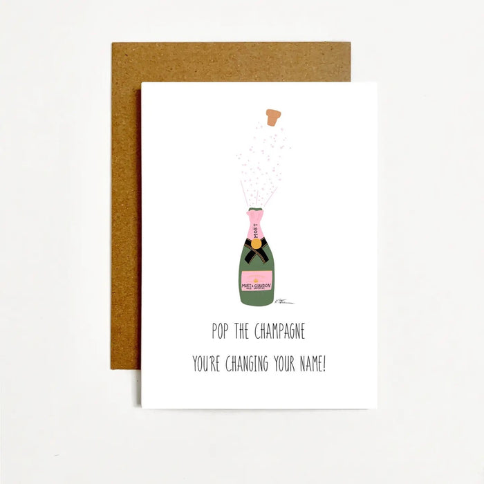 Pop the Champagne Card