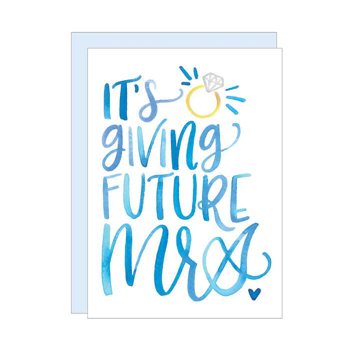 It's Giving Future Mrs. Card