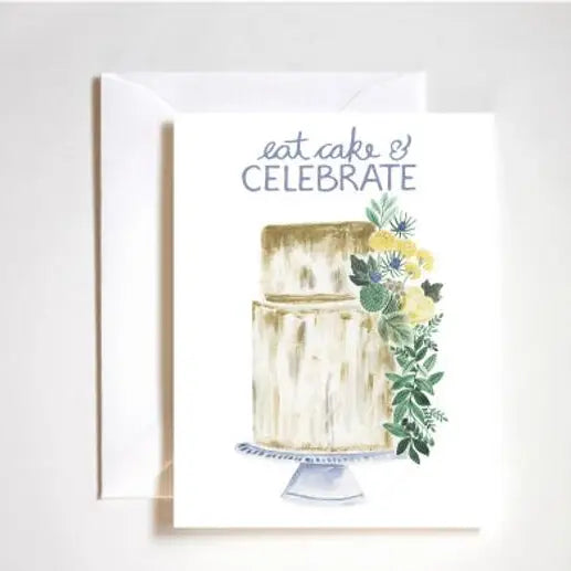 Eat Cake and Celebrate Card